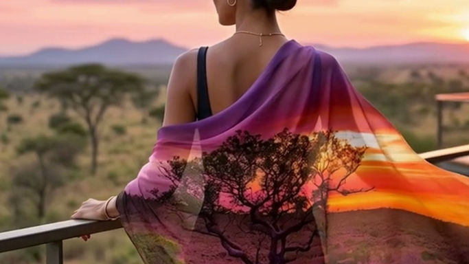 3 ways to wear the silk wrap